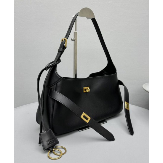 Replica Balenciaga Bel Air Small Shoulder Bag Black Fake
