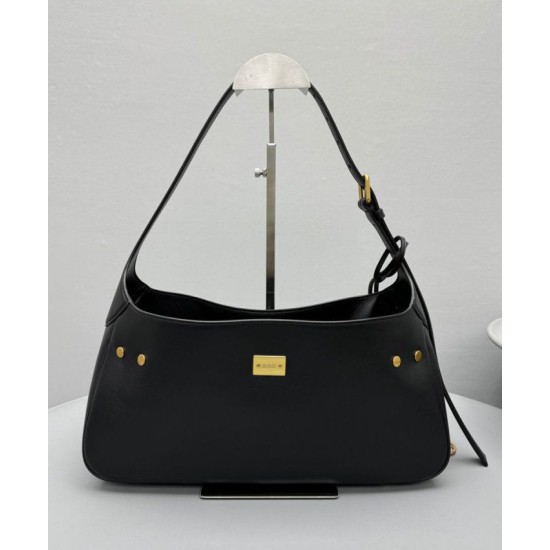 Replica Balenciaga Bel Air Small Shoulder Bag Black Fake