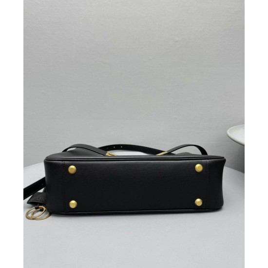 Replica Balenciaga Bel Air Small Shoulder Bag Black Fake
