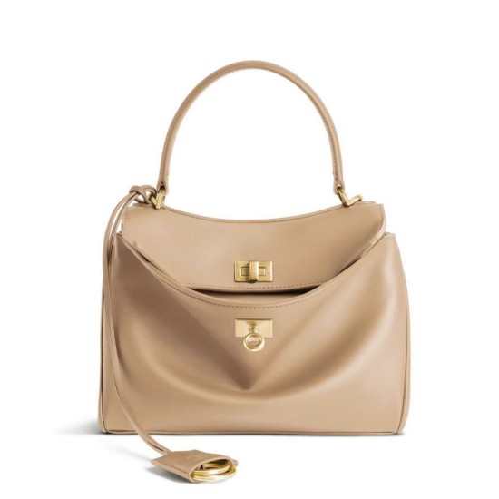 Replica Balenciaga Rodeo Mini Handbag Apricot Fake Replica Balenciaga Rodeo Mini Handbag Apricot Fake