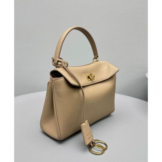 Replica Balenciaga Rodeo Mini Handbag Apricot Fake Replica Balenciaga Rodeo Mini Handbag Apricot Fake