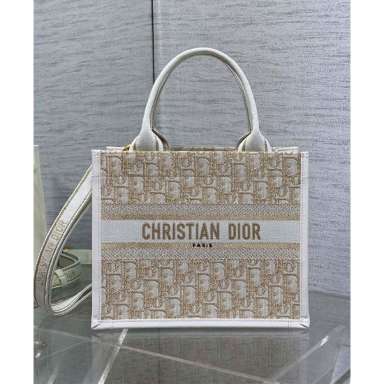 Replica Dior Small Dior Book Tote Cream Fake