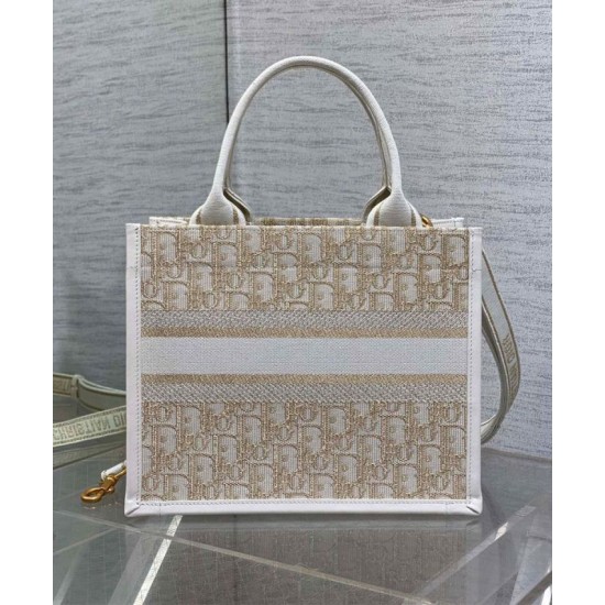 Replica Dior Small Dior Book Tote Cream Fake