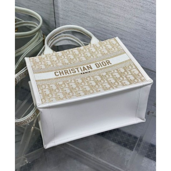 Replica Dior Small Dior Book Tote Cream Fake
