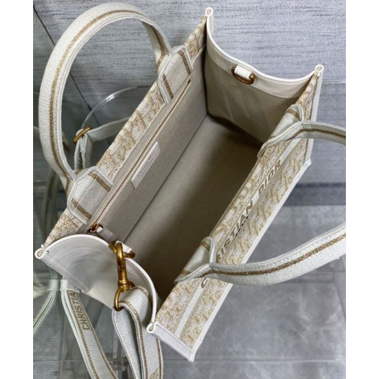 Replica Dior Small Dior Book Tote Cream Fake