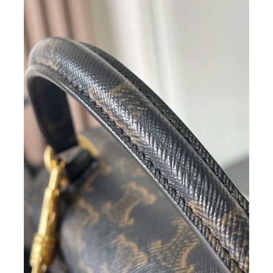 Replica Celine Teen Nino Bag Triomphe Coffee Fake