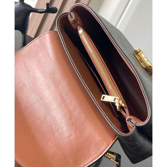 Replica Celine Teen Nino Bag Triomphe Coffee Fake
