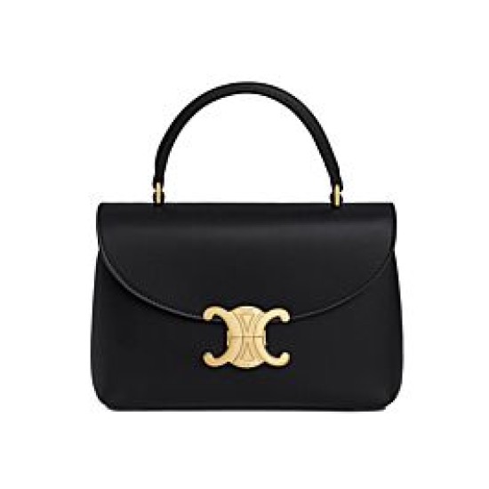 Replica Celine Teen Nino Bag Shiny Calfskin Black Fake