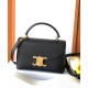 Replica Celine Teen Nino Bag Shiny Calfskin Black Fake
