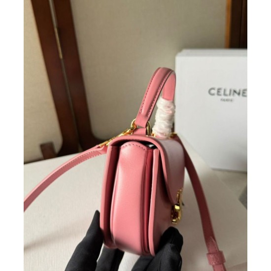 Replica Celine Mini Besace Clea Bag Shiny Fake
