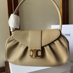 Replica Celine Medium Polly Bag Supple Calfskin Khaki Fake Replica Celine Medium Polly Bag Supple Calfskin Khaki Fake