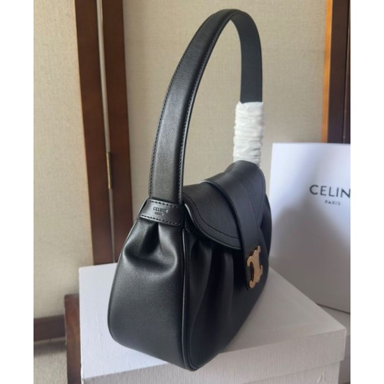 Replica Celine Medium Polly Bag Supple Calfskin Black Fake Replica Celine Medium Polly Bag Supple Calfskin Black Fake