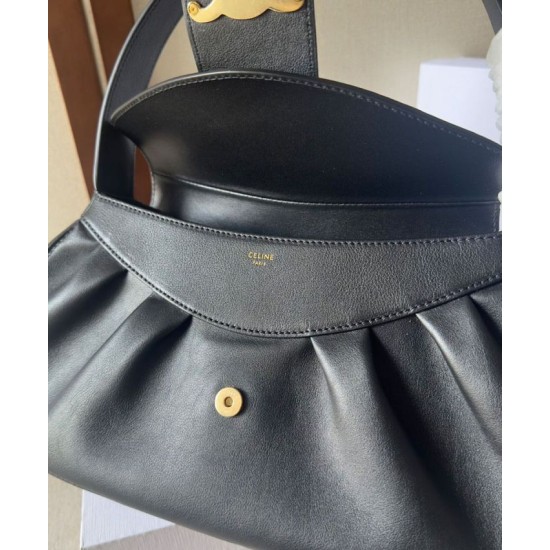 Replica Celine Medium Polly Bag Supple Calfskin Black Fake Replica Celine Medium Polly Bag Supple Calfskin Black Fake