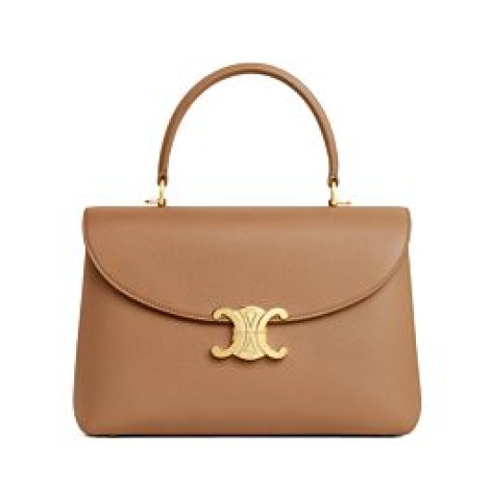 Replica Celine Medium Nino Bag Supple Calfskin Apricot Fake
