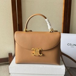 Replica Celine Medium Nino Bag Supple Calfskin Apricot Fake