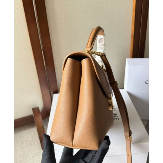 Replica Celine Medium Nino Bag Supple Calfskin Apricot Fake