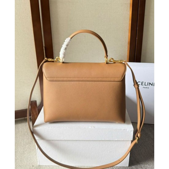 Replica Celine Medium Nino Bag Supple Calfskin Apricot Fake