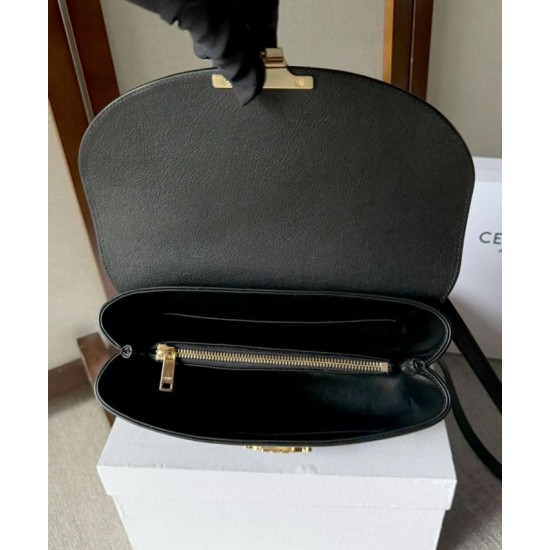 Replica Celine Medium Nino Bag Supple Calfskin Black Fake