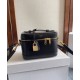 Replica Celine Vanity Bag Natural Calfskin Black Fake