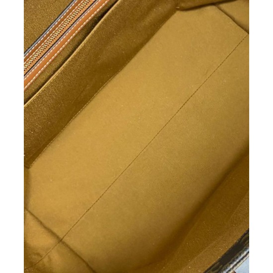 Replica Celine Cabas Drawstring Bag Triomphe Coffee Fake Replica Celine Cabas Drawstring Bag Triomphe Coffee Fake