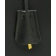 Replica Prada Large Re-Nylon Top-handle Bag With Padlock 1BB131 Black Fake