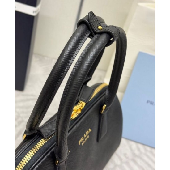 Replica Prada Medium Saffiano Bag 1BG537 Black Fake Replica Prada Medium Saffiano Bag 1BG537 Black Fake