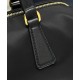 Replica Prada Re-Nylon Medium Top-handle Bag With Padlock 1BB127 Black Fake