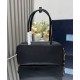 Replica Prada Re-Nylon Small Top-handle Bag With Padlock 1BB133 Black Fake