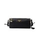 Replica Prada Medium Re-Nylon houlder Bag With Padlock 1BC233 Black Fake