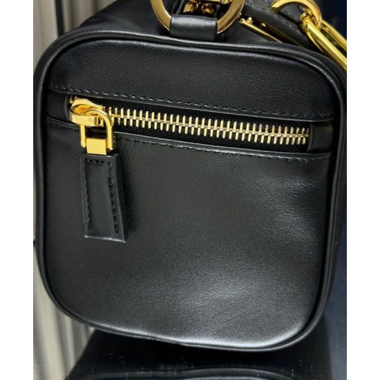 Replica Prada Medium Re-Nylon houlder Bag With Padlock 1BC233 Black Fake
