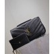 Replica YSL Saint Laurent Loulou Bag Medium Matelasse Black Fake