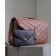 Replica YSL Saint Laurent Loulou Bag Medium Matelasse Pink Fake