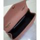 Replica YSL Saint Laurent Loulou Bag Medium Matelasse Pink Fake