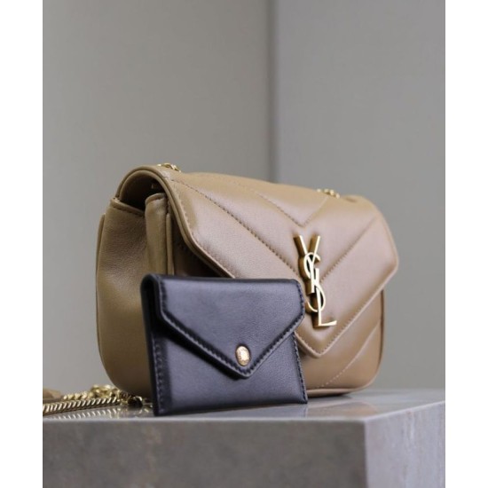 Replica YSL Saint Laurent Loulou Mini Bag Apricot Fake Replica YSL Saint Laurent Loulou Mini Bag Apricot Fake