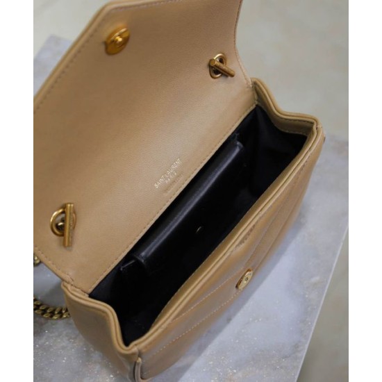 Replica YSL Saint Laurent Loulou Mini Bag Apricot Fake Replica YSL Saint Laurent Loulou Mini Bag Apricot Fake