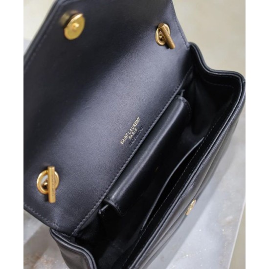 Replica YSL Saint Laurent Loulou Mini Bag Black Fake Replica YSL Saint Laurent Loulou Mini Bag Black Fake