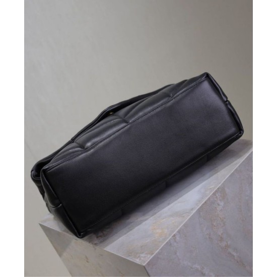 Replica YSL Saint Laurent Puffer Medium Bag Nappa Black Fake
