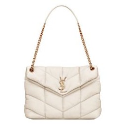Replica YSL Saint Laurent Puffer Medium Bag Nappa Cream Fake
