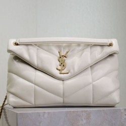 Replica YSL Saint Laurent Puffer Medium Bag Nappa Cream Fake