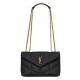 Replica YSL Saint Laurent Toy Puffer Bag Lambskin Black Fake
