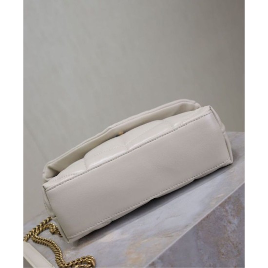 Replica YSL Saint Laurent Toy Puffer Bag Lambskin Cream Fake