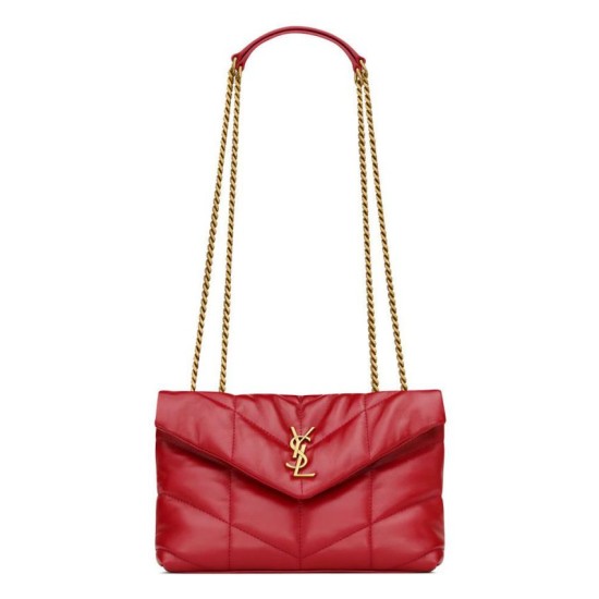 Replica YSL Saint Laurent Toy Puffer Bag Lambskin Red Fake Replica YSL Saint Laurent Toy Puffer Bag Lambskin Red Fake