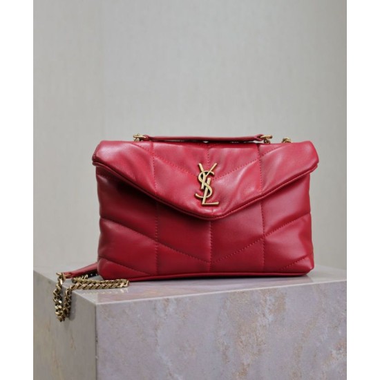 Replica YSL Saint Laurent Toy Puffer Bag Lambskin Red Fake Replica YSL Saint Laurent Toy Puffer Bag Lambskin Red Fake