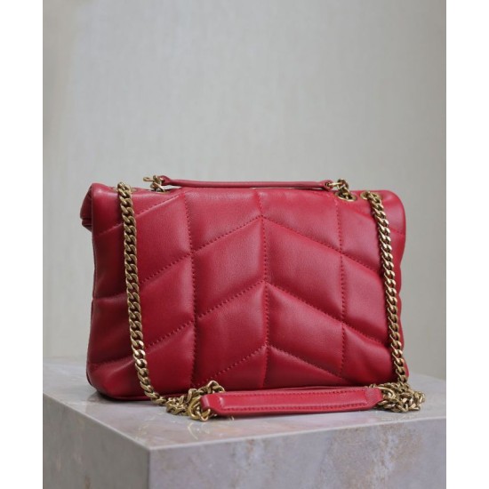 Replica YSL Saint Laurent Toy Puffer Bag Lambskin Red Fake Replica YSL Saint Laurent Toy Puffer Bag Lambskin Red Fake