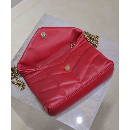 Replica YSL Saint Laurent Toy Puffer Bag Lambskin Red Fake Replica YSL Saint Laurent Toy Puffer Bag Lambskin Red Fake