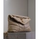 Replica YSL Saint Laurent Puffer Small Bag Nappa Apricot Fake