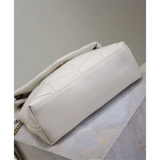 Replica YSL Saint Laurent Puffer Small Bag Nappa Cream Fake