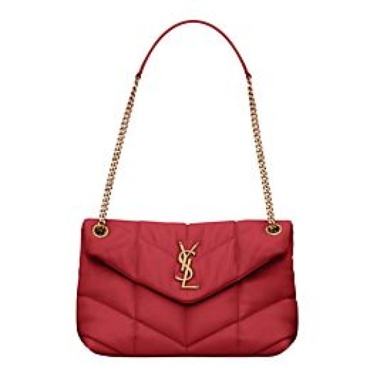 Replica YSL Saint Laurent Puffer Small Bag Nappa Red Fake
