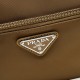 Knockoff Prada Re-Nylon 1BC167 Shoulder Bag Brown Replica Clone