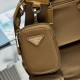 Knockoff Prada Re-Nylon 1BC167 Shoulder Bag Brown Replica Clone